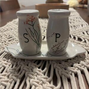 Anthropologie Salt and Pepper Shakers
